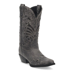 Laredo Women's Stevie Snip Toe Leather Boots - Black 52120 - Dan Post Boots