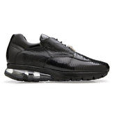 Belvedere Lazaro - Black Genuine Crocodile Leather Shoes