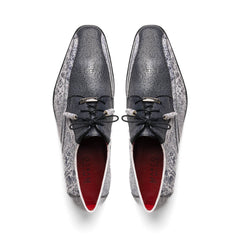 Marco Di Milano Lucca Ostrich & Stingray Shoes Newspaper