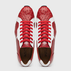 Marco Di Milano Lyon II - Red & White Leather Loafer
