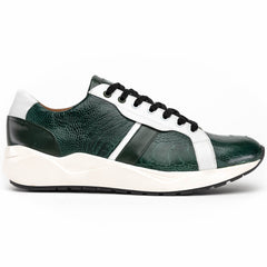 Marco Di Milano Lyon Ostrich Leg & Calfskin Sneakers