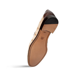 Mezlan Ornament Loafer - Printed Suede Luxury Slip-On