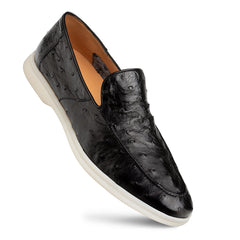 Mezlan Marmi Ostrich Flex Moc - Luxury Casual Shoes
