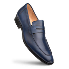Mezlan Calfskin Penny Loafer