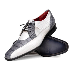 Marco Di Milano Moncalieri White Dress Derby Oxfords