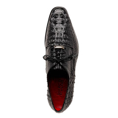 Marco Di Milano Nilo Nile Crocodile Derby Black