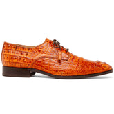 Marco Di Milano Nilo Nile Crocodile Derby Brandy Shoe