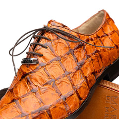 Marco Di Milano Olivieri Pirarucu Dress Oxfords Brandy