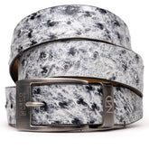 Marco_Di_Milano Domenico Belt Antique Newspaper Leather Shoe