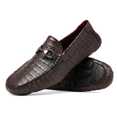 Marco Di Milano Parma Caiman Belly Bit Drivers Black Cherry