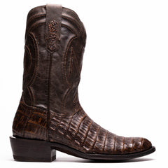 Marco_Di_Milano Phoenix: Aged Brown Leather Luxury Shoe