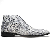Marco Di Milano Pietro Alligator Newspaper Chukka Boots