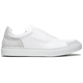 Zelli Spettacolare Pebble Grain Slip On Sneakers White (65-225-WHT)