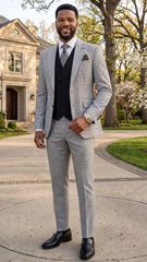 statement-men-s-3-piece-100-wool-tailored-fit-suit-gingham-pattern