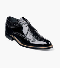 Stacy Adams DAYTON Ostrich Wingtip Oxford Black by Stacy Adams Shoes