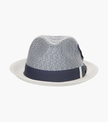 SKYLIN FEDORA Paper Braided Pinch Front Hat