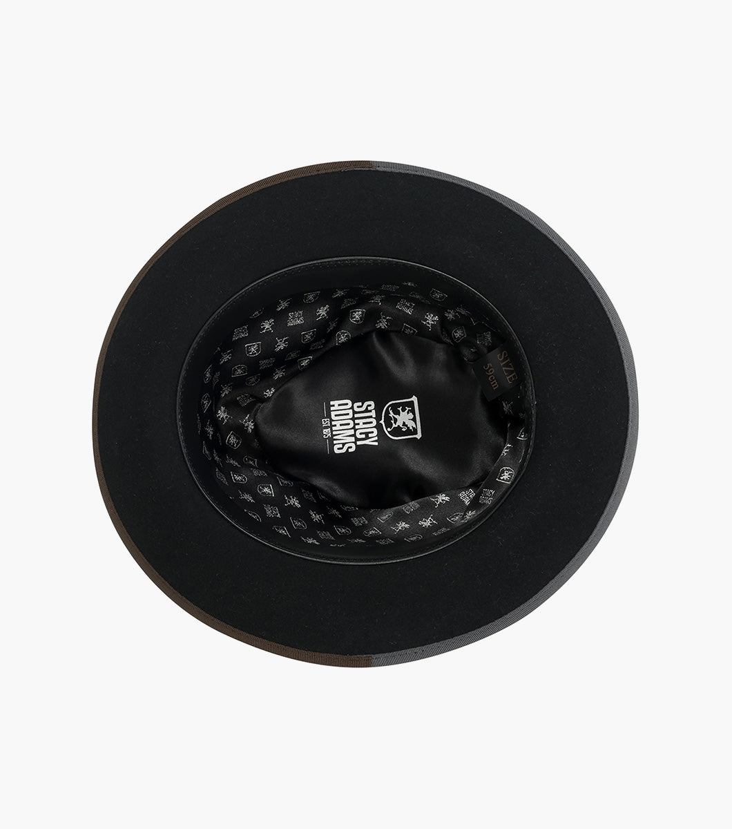 ALPHA FEDORA Wool Felt Pinch Front Hat