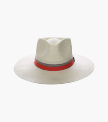 HARLOW FEDORA Toyo Pinch Front Hat