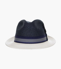 JALEN FEDORA Poly Braided Pinch Front Hat