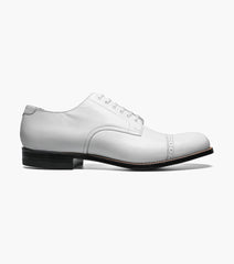 Stacy Adams MADISON Cap Toe Oxford White by Stacy Adams Shoes