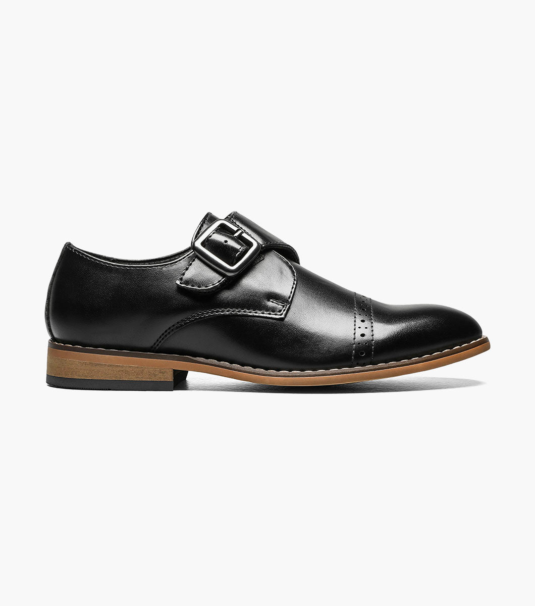 Stacy Adams Kids Desmond Cap Toe Monk Strap by Stacy Adams Shoes