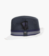 JALEN FEDORA Poly Braided Pinch Front Hat