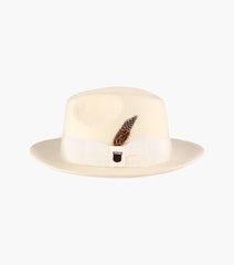 AUGUST FEDORA Wool Felt Pinch Front Hat