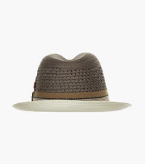 JALEN FEDORA Poly Braided Pinch Front Hat