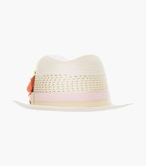TYCE FEDORA Poly Braided Pinch Front Hat
