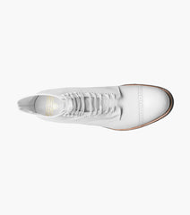 Stacy Adams MADISON Cap Toe Boot White by Stacy Adams Shoes