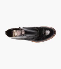 Stacy Adams Madison Spectator Spat Cap Toe Demi Boot by Stacy Adams Shoes