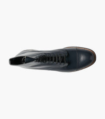 Stacy Adams MADISON Cap Toe Boot Navy by Stacy Adams Shoes