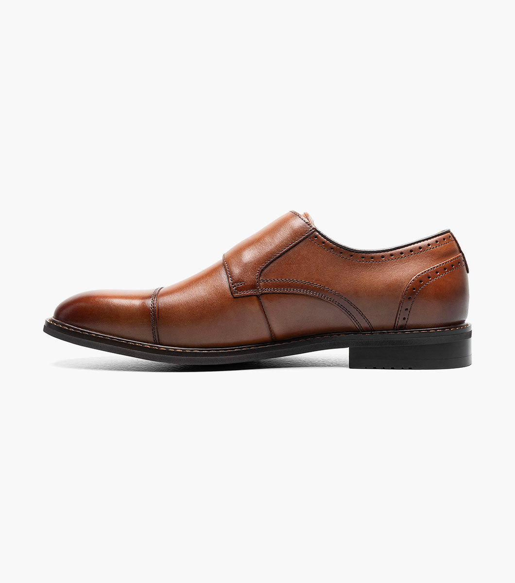Stacy Adams Boswell Cap Toe Double Monk Strap by Stacy Adams Shoes