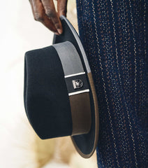 ALPHA FEDORA Wool Felt Pinch Front Hat