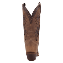 Laredo Coyote Creek Wide Calf Leather Boot - Rich Brown