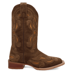 Laredo Millie Leather Boot - Luxury Brown Ankle Boot