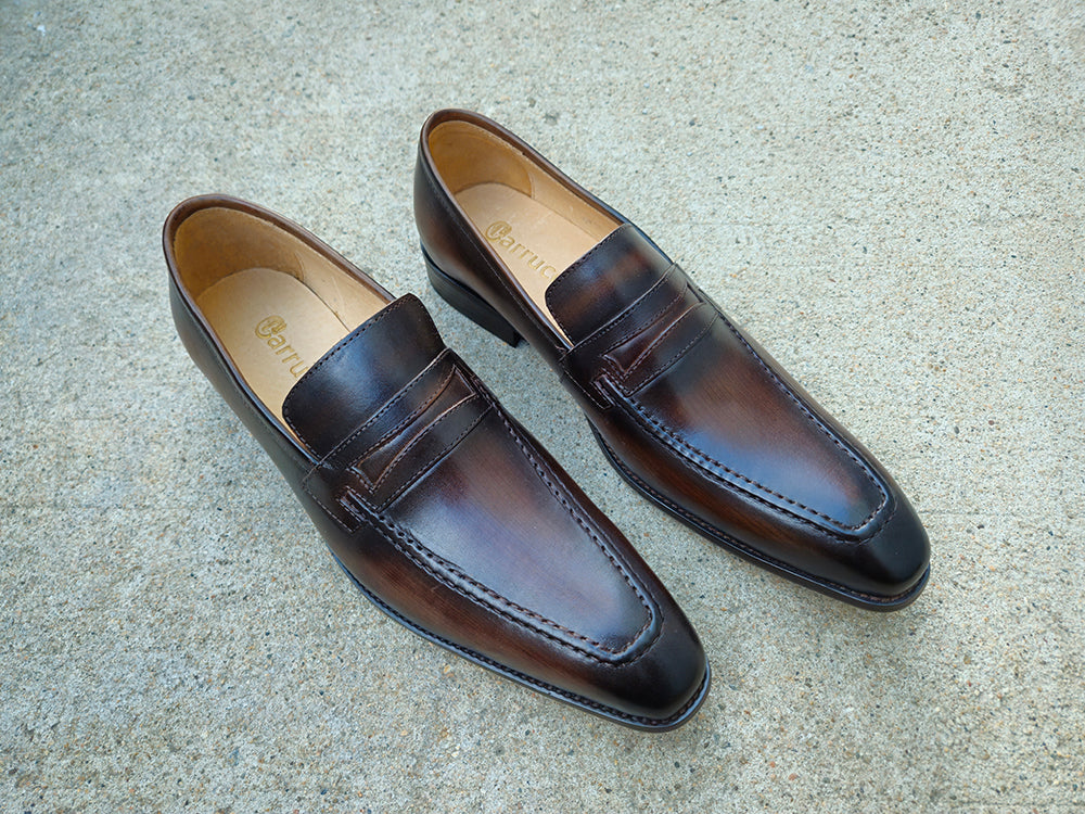 Signature Leather Penny Loafer Slip-on