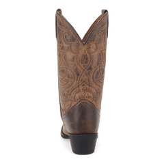 Laredo Maddie Leather Boot - Premium Brown Ankle Boot