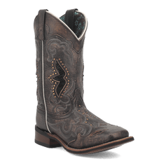 Laredo Spellbound Leather Boot - Luxe Black Ankle Boot