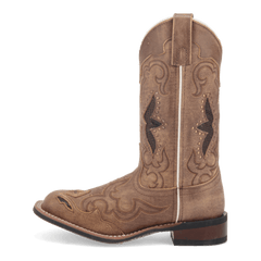 Laredo Spellbound Boot: Premium Leather Chelsea - Brown
