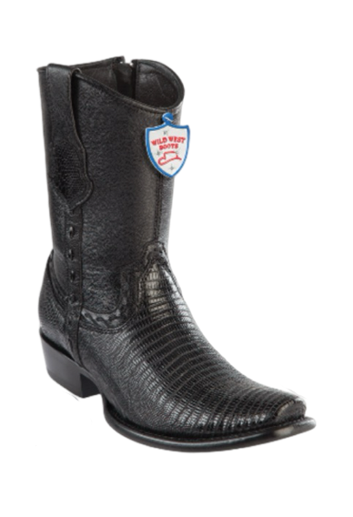 Wild West Botas de Armadillo Horma Dubai Toe Black
