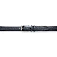 Mezlan Leather & Deerskin Belt - Luxury Italian Crafted