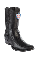 Wild West Botas de Armadillo Horma Dubai Toe Black