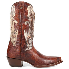 Dan Post Women's Andrinna Brown Snip Leather Western Boots