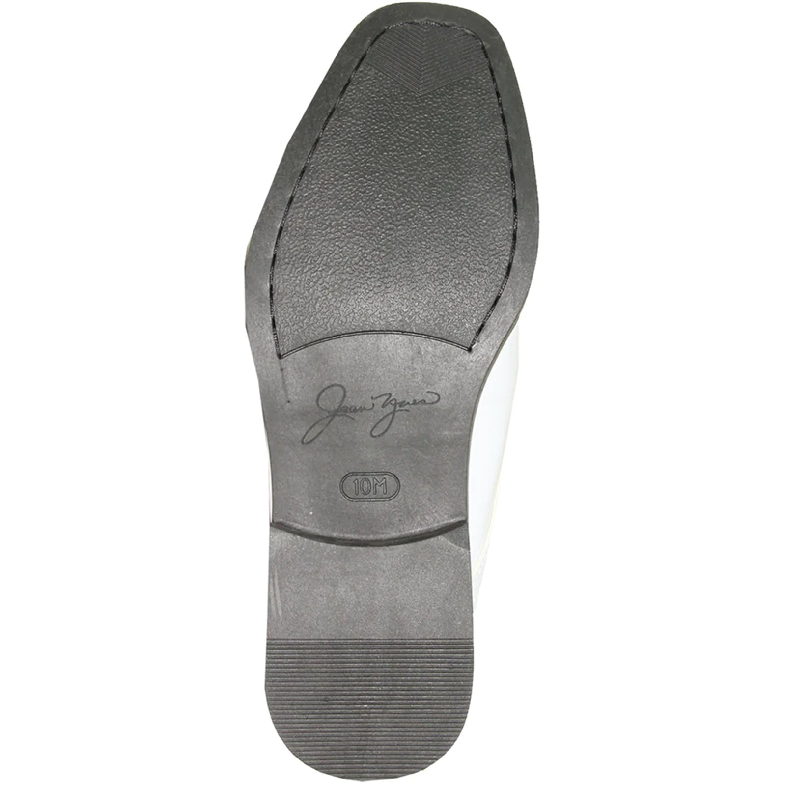 Bravo Mens Classic Formal Shiny Patent Tuxedo Shoe in White