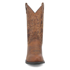Laredo Birchwood Tan Leather Round Toe Boots for Men