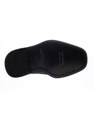 Ferrini Shoes - Mens Alligator Dress Shoe - Ferrini 203 Alligator Cap Toe Black Shoes
