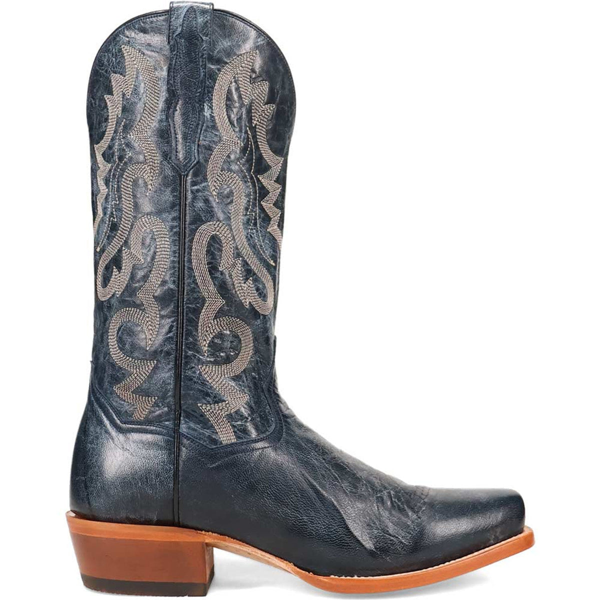 Dan Post Mens Calvin Blue 13 Toe Shape 7 Leather Boot