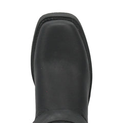Dingo Black Oil Resistant Leather Mens Biker Boot