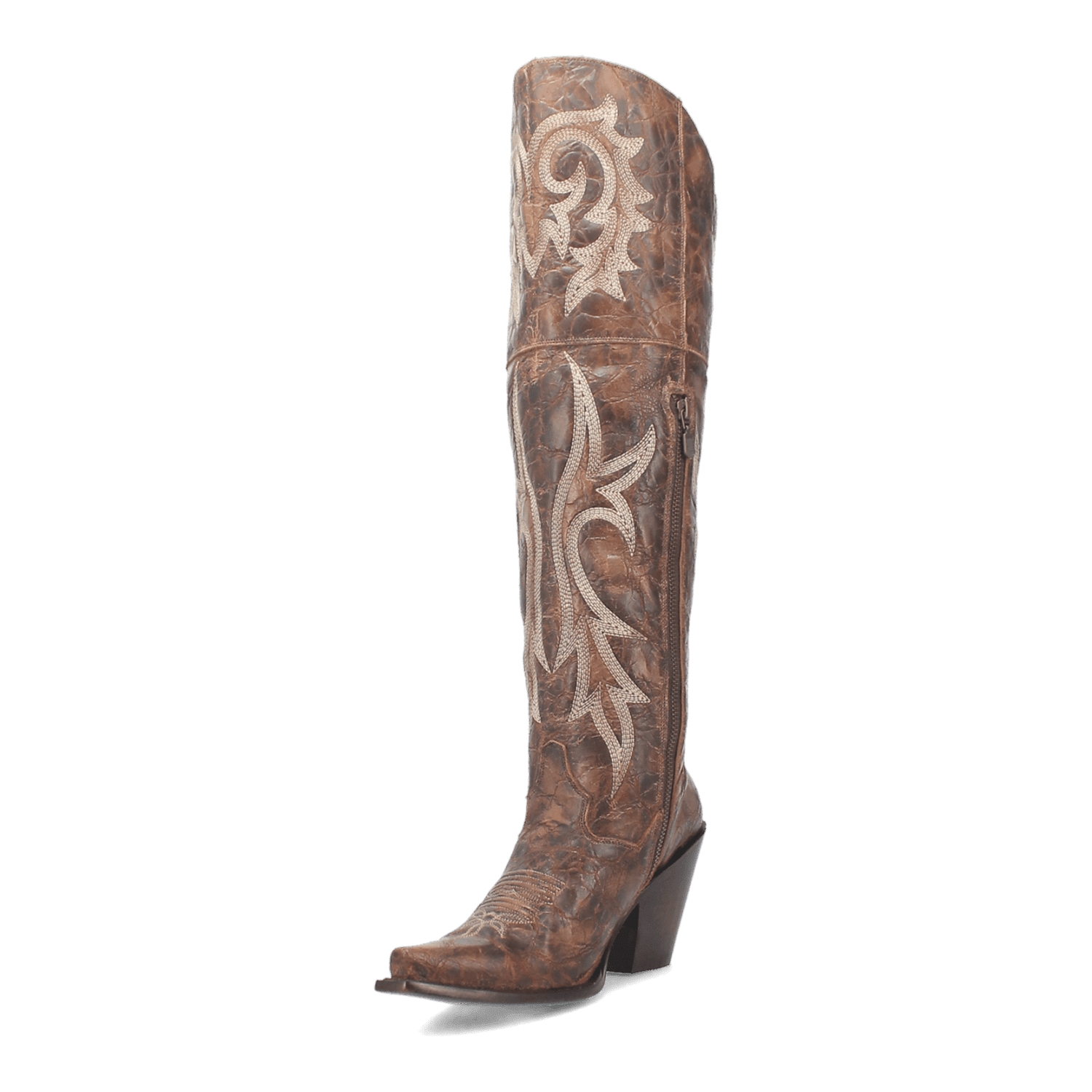 Dan Post Jilted Leather Boot - Premium Brown Boots